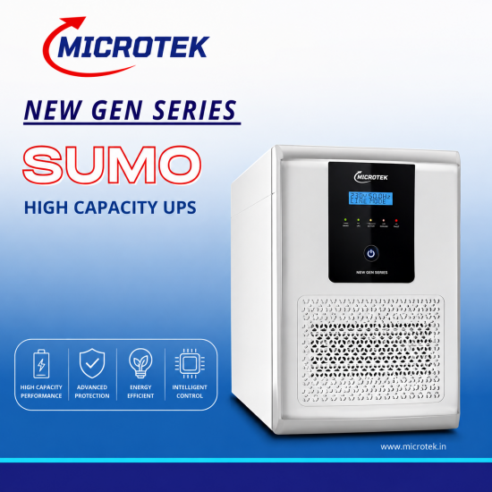 Microtek SUMO 5800+ 48V SW High Capacity Pure Sine Wave UPS