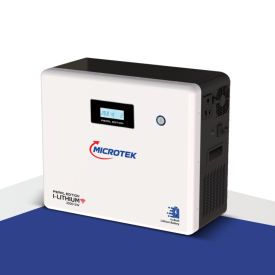 Microtek I-Lithium WiFi 3000 SW – 3000VA Pure Sine Wave Inverter with In-Built Lithium Battery