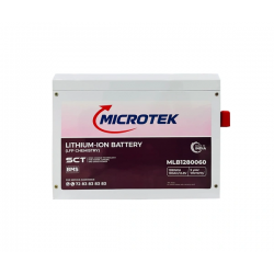 Microtek Luxe Inverter/UPS NEW 1000 12V SW with Microtek Lithium-Ion Battery 100Ah 12.8V (MLB1280060) for Home & Office