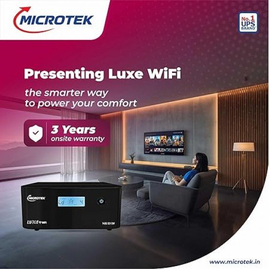 Microtek WiFi Inverter with Lithium Battery
