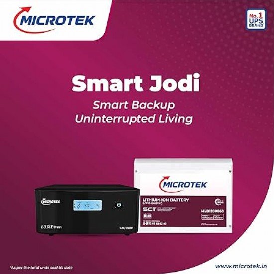 Microtek WiFi Inverter with Lithium Battery