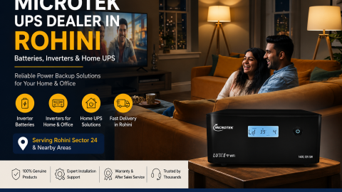 Microtek UPS Dealer in Rohini: Batteries, Inverters & Home UPS