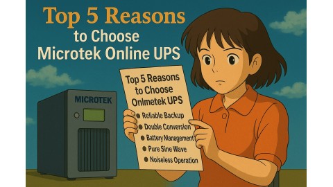 Top 5 Reasons to Choose Microtek Online UPS