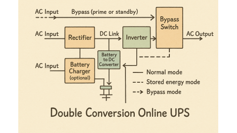 Double Conversion Online UPS