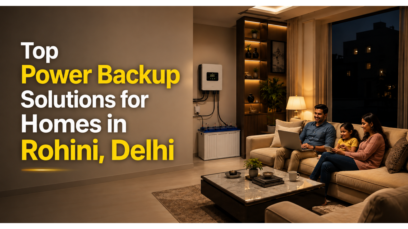 Top Power Backup Solutions for Homes in Rohini, Delhi