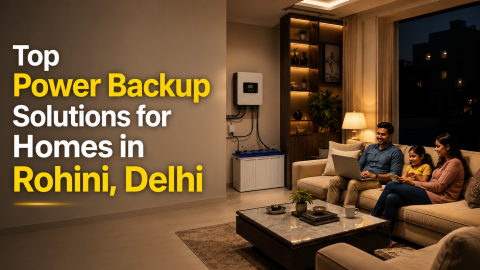 Top Power Backup Solutions for Homes in Rohini, Delhi