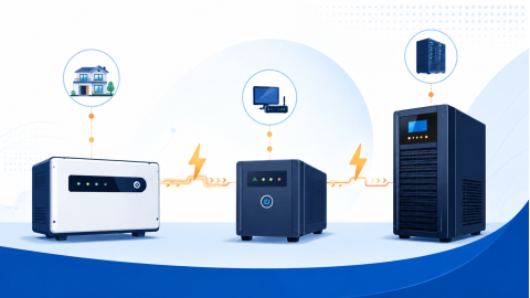 Home UPS vs Online UPS vs Inverter: What's the Difference?