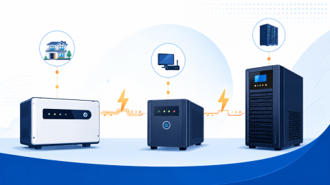 Home UPS vs Online UPS vs Inverter: What's the Difference?