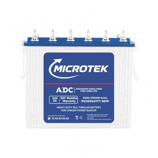 Microtek Dura Strong M2203624TT NEW 220Ah/12V Heavy-Duty with ADC Microtek Dura Strong M2203624TT NEW 220Ah/12V Heavy-Duty with ADC