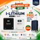 Microtek I-Lithium WiFi 1500SW (Dark Edition) Smart Energy Wall Inverter with In-Built Lithium Battery