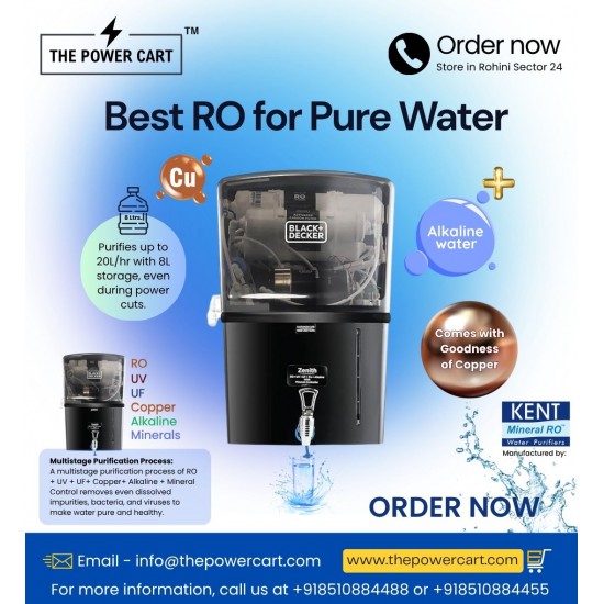BLACK+DECKER Zenith RO Water Purifier BLACK+DECKER Zenith RO Water Purifier