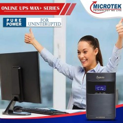 Microtek Online UPS 1KVA Max+ Series 1PH:1PH 36V With Inbuilt Battery